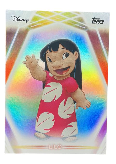 2026 Topps Disney Neon Chrome Etch Lilo #15
Front