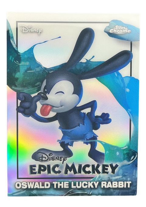 2026 Topps Disney Neon Epic Mickey Oswald The Lucky Rabbit #EM-5
Front