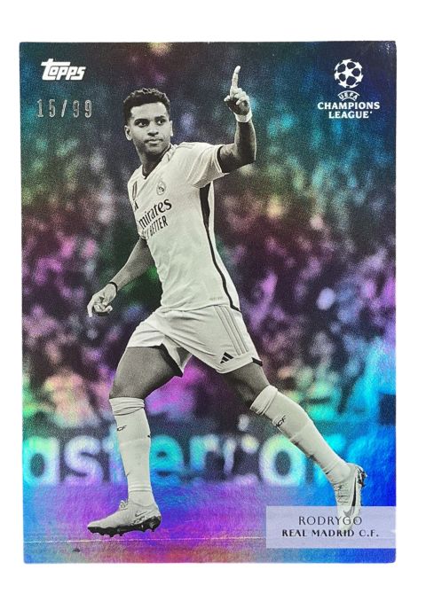 2024 Topps UEFA Club Competitions Rodrigo Real Madrid /99 Autograph
Front
