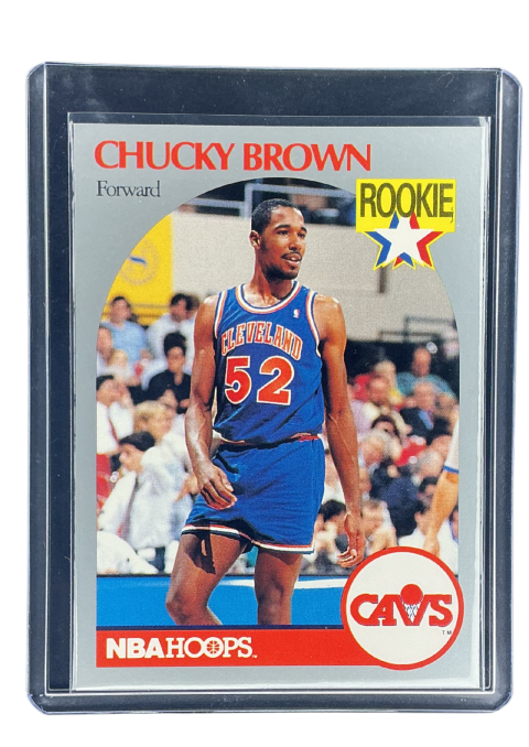 1990 NBA Hoops Chucky Brown RC #71
 front