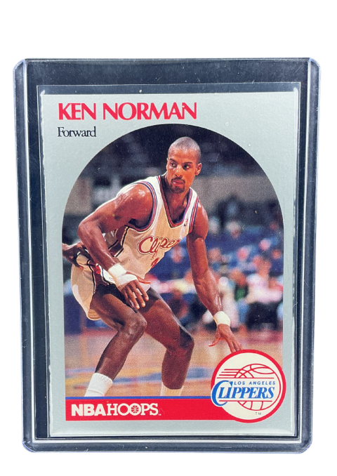 1990 NBA Hopps Ken Norman #149 Front