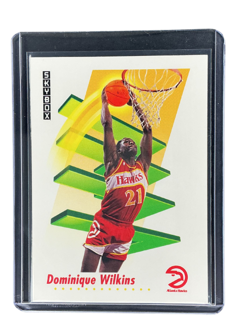 1991 Skybox NBA Dominique Wilkins #10 
 Front