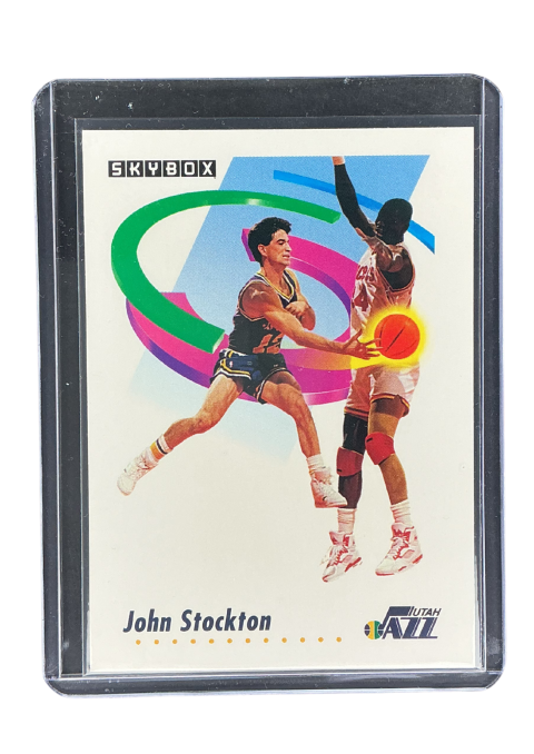 1991 Skybox NBA John Stockton #285 Front