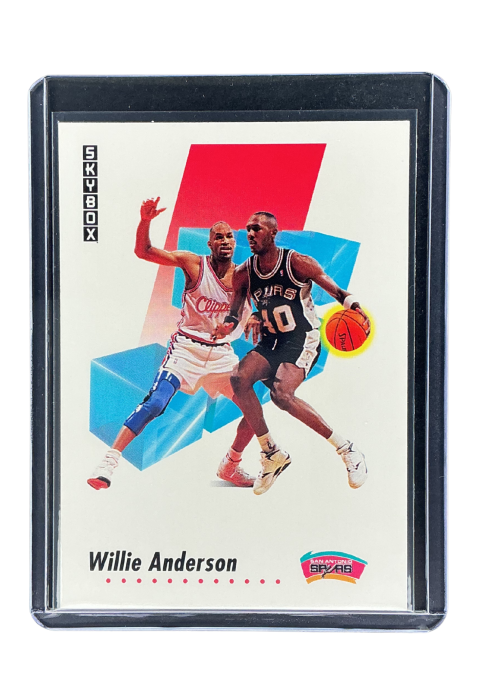 1991 Skybox NBA Willie Anderson #254 Front