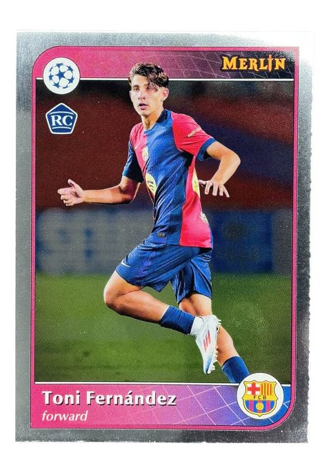 2025 Topps Merlin UEFA Toni fernandez RC #35
Front