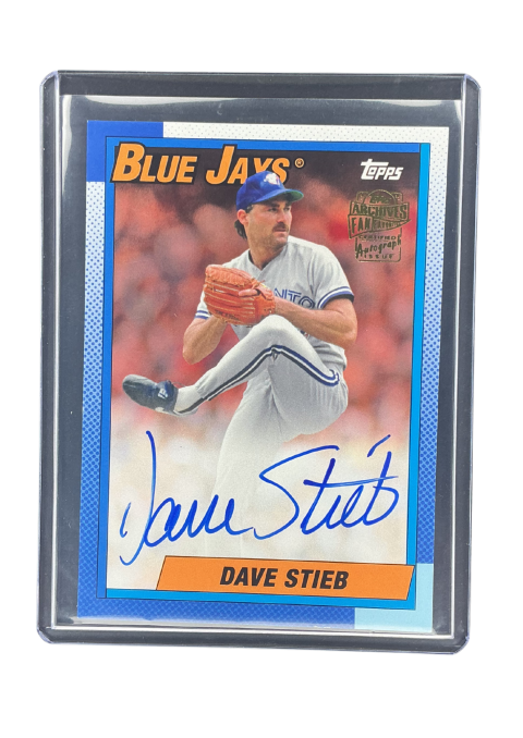 2017 Topps Archives Dave Stieb Blue Jays Auto /150 #FFA-DS Front