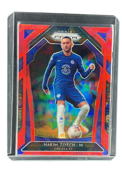 2020 Panini Prizm Hakim Ziyech Red Ice #220
 Front