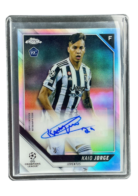 2022 Topps Chrome UEFA Champions League Kaio Jorge RC Auto #CA-KJ Front
