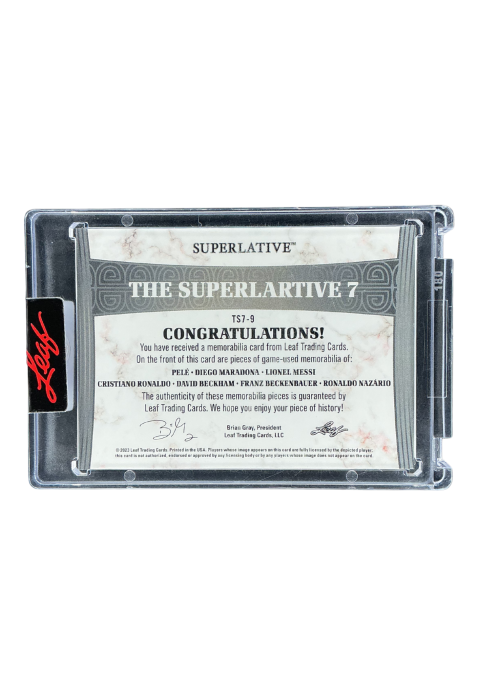 2023 Leaf The Superlative 7 /9 #TS7-9 Back