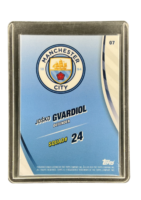2024 Topps Blue Moon Josko gvardiol #07
 Back