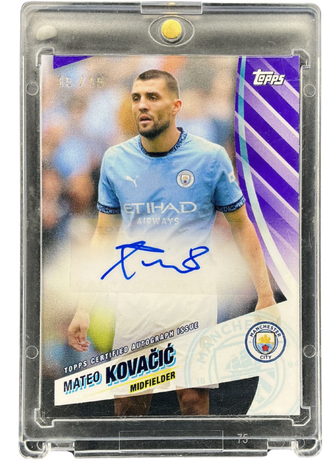 2024 Topps Blue Moon Mateo Kovacic Auto /15 #MB-MK
Front