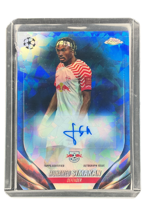2024 Topps Chrome UEFA Club Competitions Mohamed Simakan Auto #CA-MS
 Front
