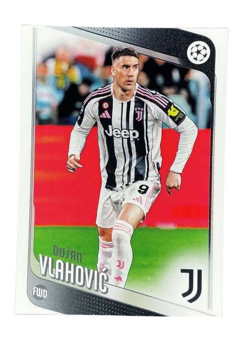2025-26 Topps UEFA Club Competitions Dusan Vlahovic #175 Front