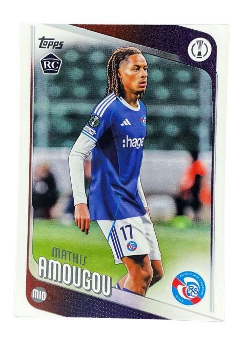 2025-26 Topps UEFA Club Competitions Mathis Amougou #177 Front