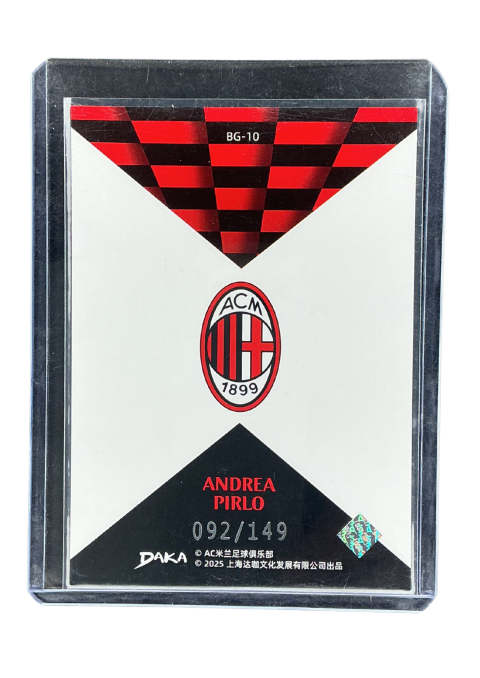 2025 Daka AC Milan Team Andrea Pirlo /149 #BG-10
Back