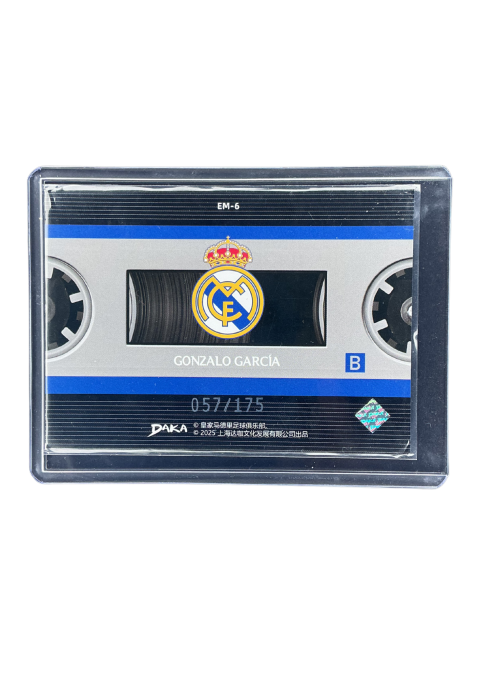2025 Daka Top Audience Gonzalo Garcia Real Madrid /175 #EM-6 Back