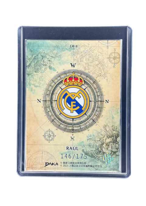 2025 Daka Top Audience Raul Real Madrid /175 #CA-3 Back