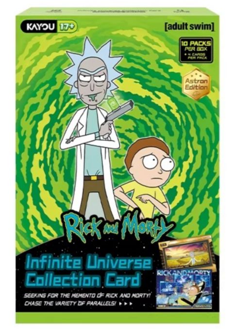 2025 Kayou Rick & Morty Infinite Universe Astron Edition Factory Sealed Hobby