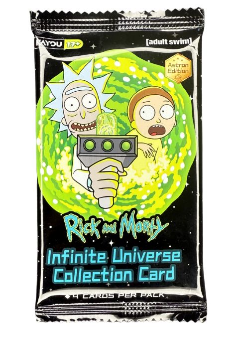 2025 Kayou Rick & Morty Infinite Universe Astron Edition Factory Sealed Pack Front