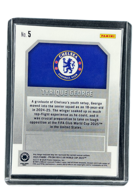2025 Panini Prizm Fifa Club World Cup Tyrique George #5
 Back