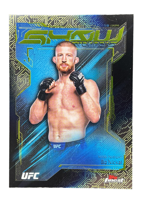 2025 Topps Finest UFC Bo Nickal Show #SS-11 Front