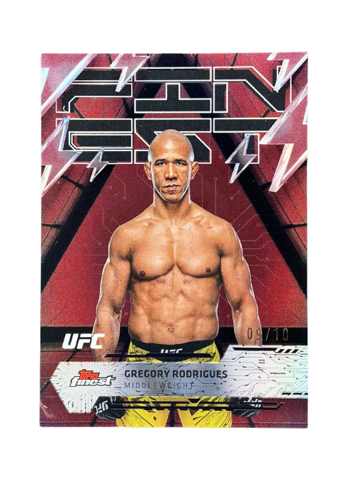 2025 Topps Finest UFC Gregory Rodrigues /10 #284
Front
