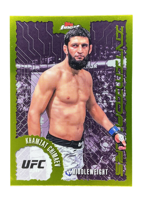 2025 Topps Finest UFC Khamzat Chimaev #IT-17 Front