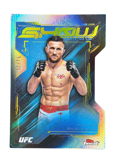 2025 Topps Finest UFC Merab Dvalishvili Show /75 #SS-13 Front