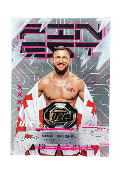 2025 Topps Finest UFC Merab Dvalishvili #219 Front