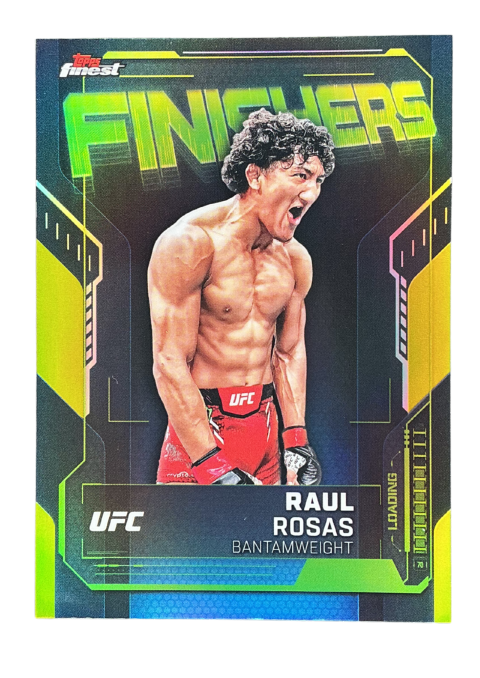 2025 Topps Finest UFC Raul Rosas Finishers #FN-14 Front