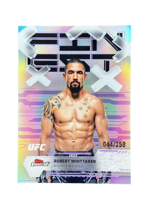 2025 Topps Finest UFC Robert Whittaker /250 #71 Front