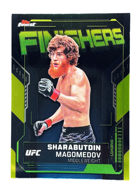 2025 Topps Finest UFC Sharabutdin Magomedov Finishers #FN-11 Front