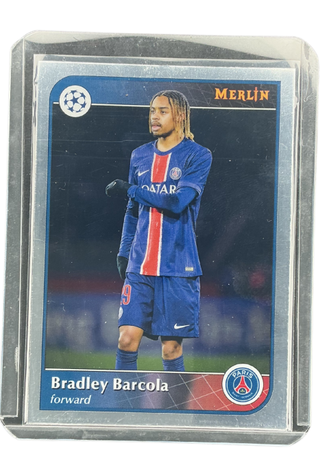 2025 Topps Merlin Bradley Barcola #29
 Front