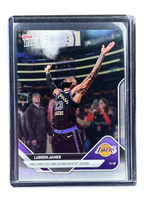 2025 Topps Now NBA Lebron James #58 Front