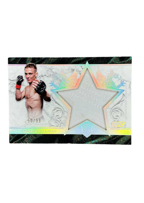 2025 Topps Royalty UFC Cameron Saaiman /99 Fighter-Worn Memorabilia #SR-CA Front