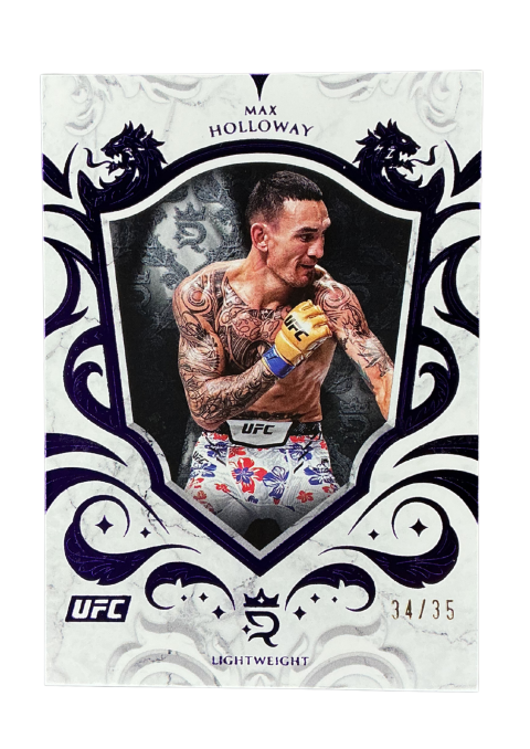 2025 Topps Royalty UFC Max Holloway /35 #30 Front