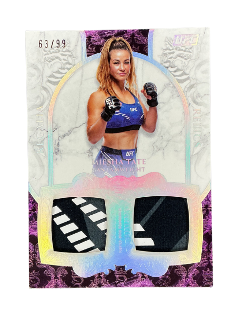 2025 Topps Royalty UFC Miesha Tate Regalia Relics /99 Fighter-Worn Memorabilia #RR-MT Front