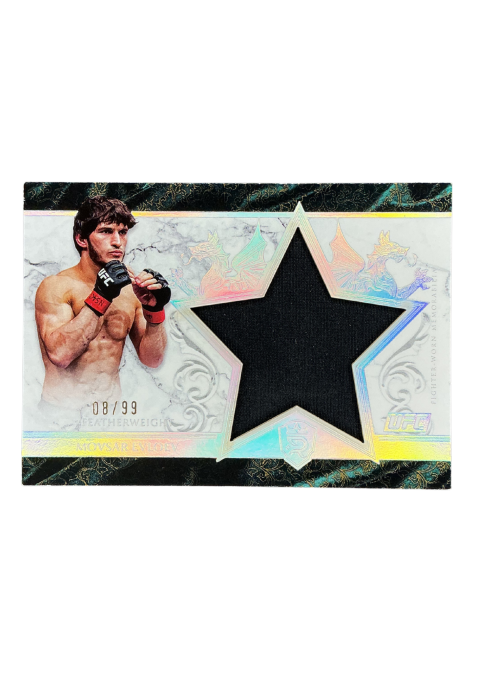 2025 Topps Royalty UFC Movsar Evloev Star Relics /99 Fighter-Worn Memorabilia #SR-ME Front