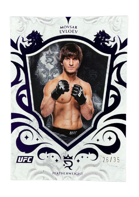 2025 Topps Royalty UFC Movsar Evloev /35 #35 Front