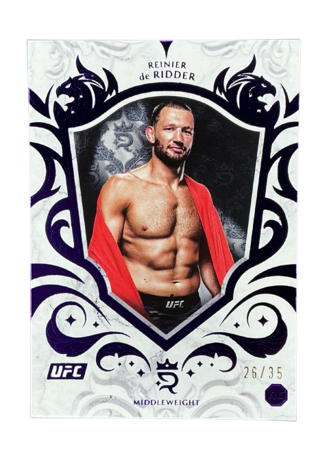 2025 Topps Royalty UFC Reinier de Ridder /35 #84 Front