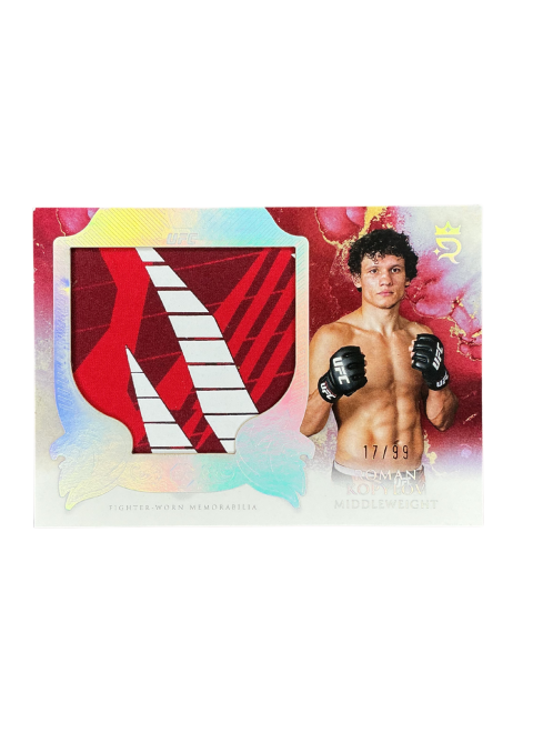 2025 Topps Royalty UFC Roman Kopylov RC /99 Fighter-Worn Memorabilia #RJR-RK Front
