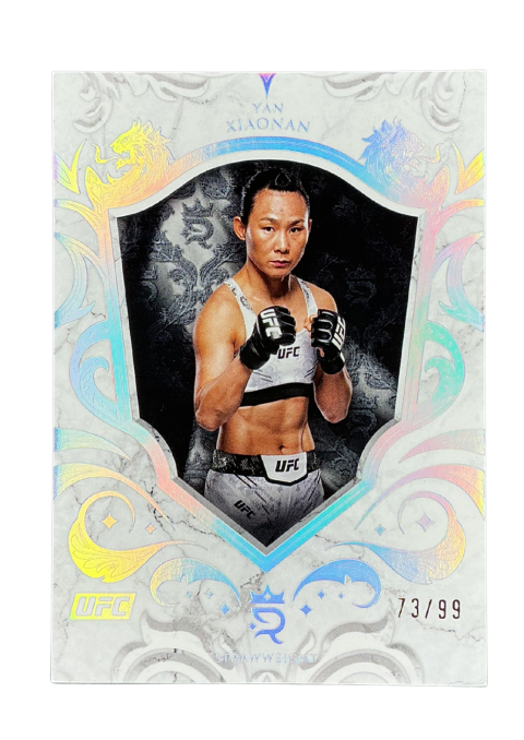 2025 Topps Royalty UFC Yan Xiaonan /99 #72 Front
