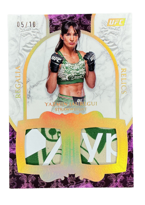 2025 Topps Royalty UFC Yazmin Jauregui Regalia Relics /10 Fighter-Worn Memorabilia #RR-YJ Front