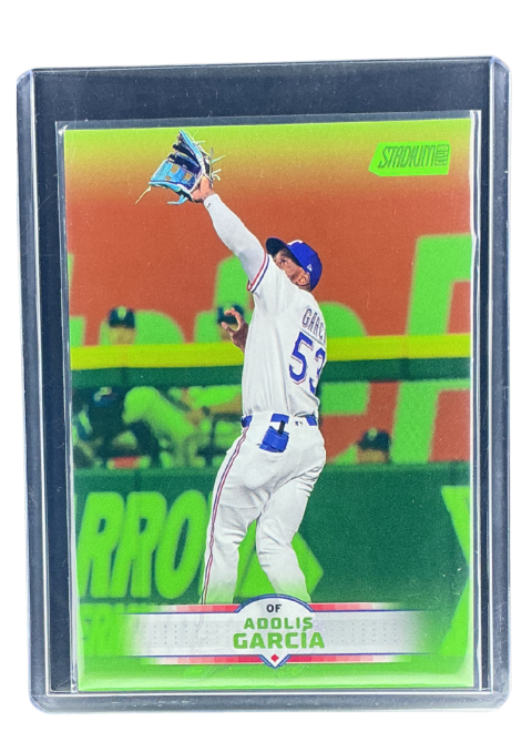 2025 Topps Stadium Club Baseball Adolis Garia Lime Green Parallel #106
 Front