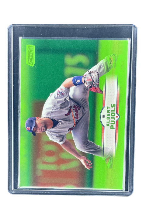 2025 Topps Stadium Club Baseball Albert Pujols Lime Green Parallel #119
Front