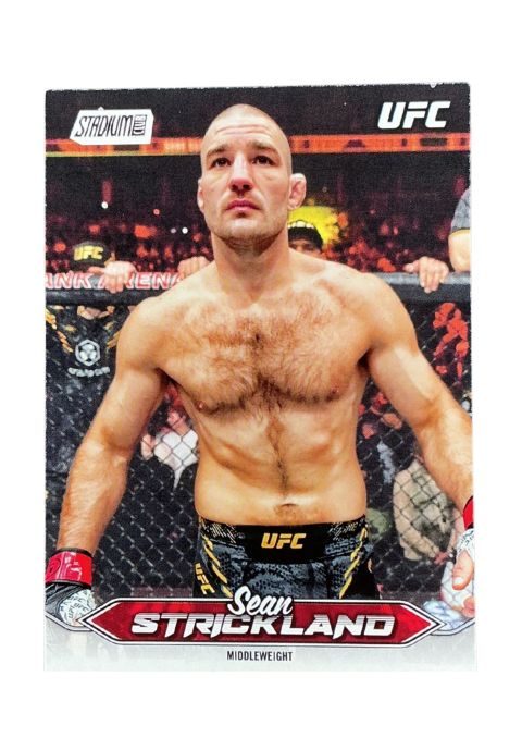 2025 Topps Stadium Club UFC Sean Strickland #82 Front