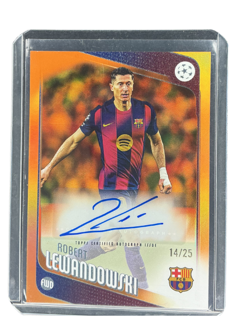 2026 Topps Club Competitions Robert Lewandowski Auto 14/25 #BA-RL
 Front