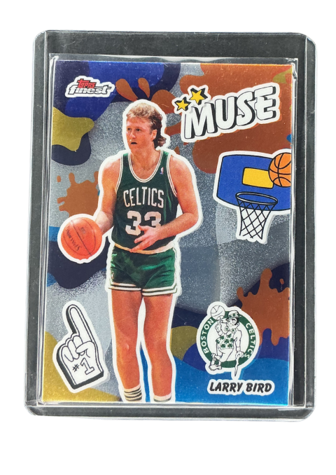 2026 Topps Finest Basketball Larry Bird Muse Foil #M-2
 Front