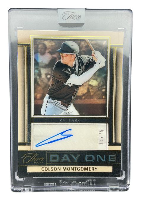 2025 Panini Three and Two Baseball Colson Montgomery Autograph /75
Front