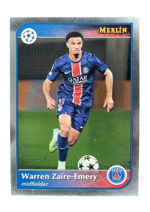 2025 Topps Merlin UEFA Warren Zaire-Emery #33
Front